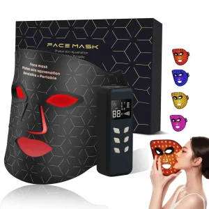 4 Modes Portable Led Face Mask