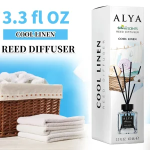 Reed Diffuser Set with 14 Scents & 4 Incense Sticks